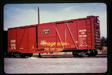 Duplicate Slide, Green Bay and Western GBW 14026 Railroad Box Car aa 31-7b