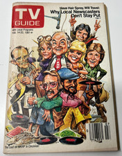Feb 14 1981 TV Guide WKRP CAST Jack Davis Art DEAN BUTLER Indianapolis