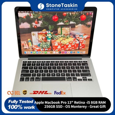 Apple Macbook Pro 13'' Retina -i5 8GB RAM 256GB SSD - OS Monterey - Great Gift