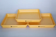 RARE Vintage Kodak Lot of 3 - 16x20 Duraflex Darkroom Developing Trays Tray USA