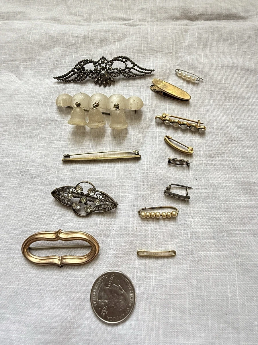 Lot De 2 Broches Vintage - Style Rétro, Parfait Pour Collectionneurs