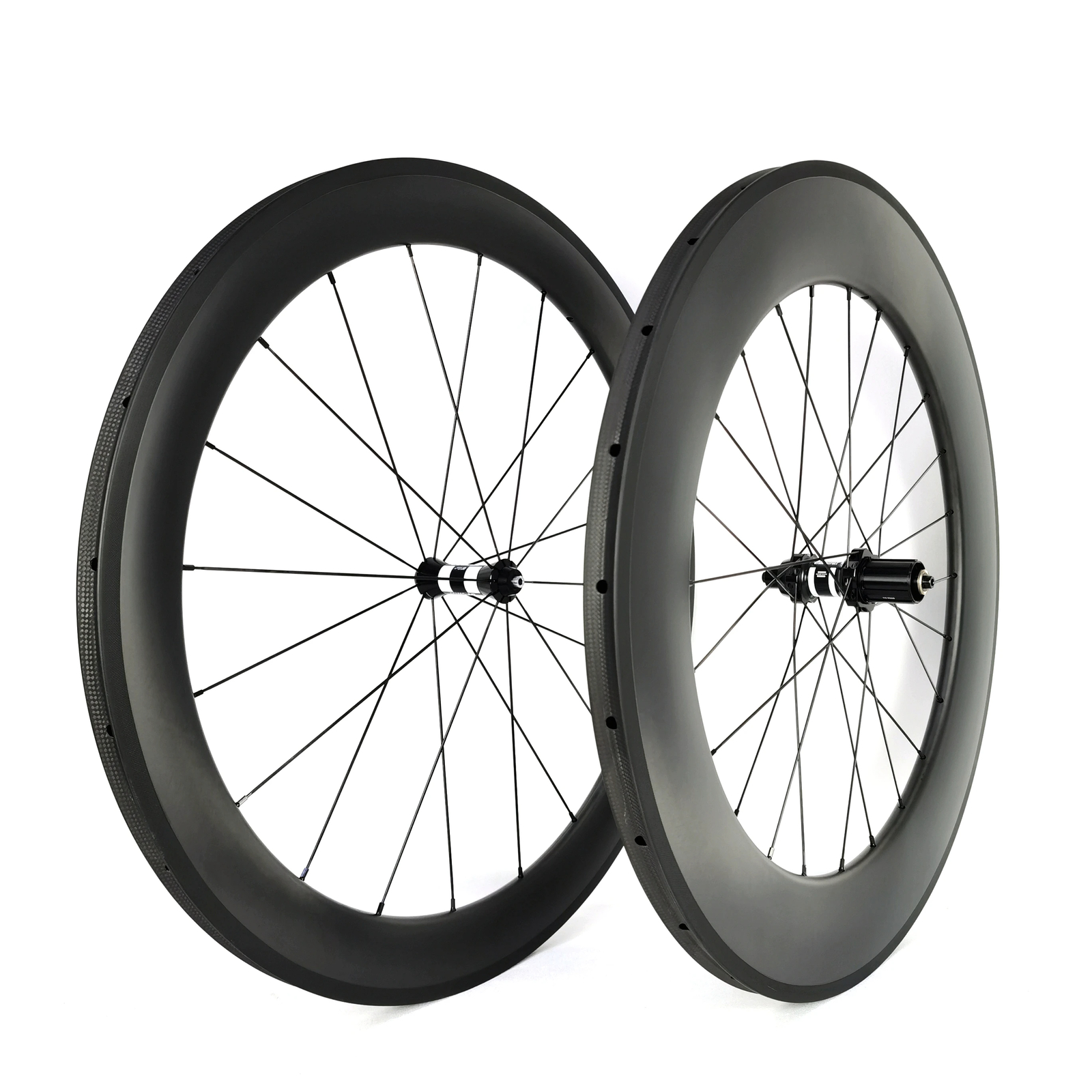 700C Road Bike Carbon Fiber Wheel Set Depth 60/88mm Clincher/Tubeless/Tubular