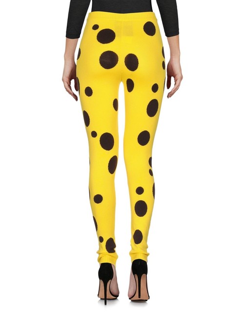 AW14 Moschino Couture Jeremy Scott SpongeBob Leggings Joggings Yellow Size M | eBay