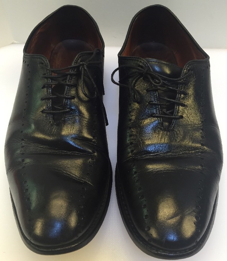 Allen Edmonds Hastings Black Leather Oxfords Balmoral Shoe  display picture 2