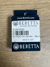 Beretta USA EUS03050 RDO Plate Beretta 90/92 Black fits w/ Burris/Docter/Vortex