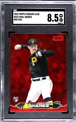2024 Topps Stadium Club - Paul Skenes #237 Red Foil (RC) for sale