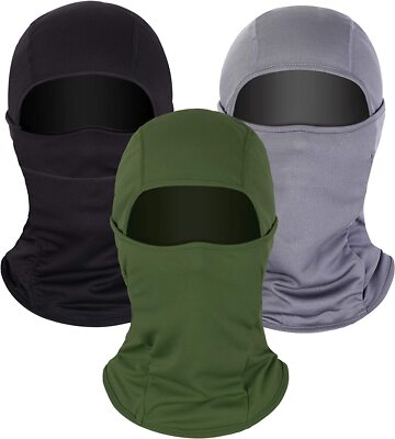 Balaclava Full Face Mask UV Protection Ski Sun Hood Tactical Masks for Men Women