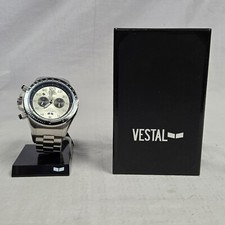 Vestal Adult Men's ZR3 Chronograph Watch Silver/Silver/Silver ZR3015 WAS 300
