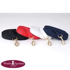 Windsor Nylon Lunge Line/Rope/Rein – 8 metres – Black Navy Red – Durable Webbing