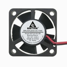 Ventilateur GDSTIME PC 30 mm 5 Pales 2 pin 12V 30mm x 10mm 7000 RPM 24dBA