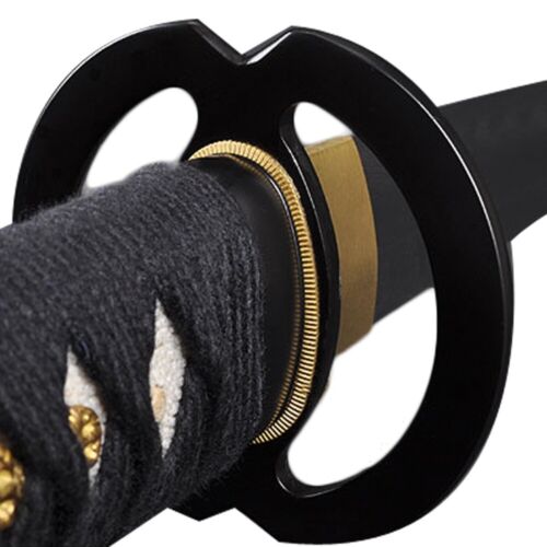 Japanese Samurai Katana, Musashi Tsuba, Hand Forged 1060 Carbon Steel Sword