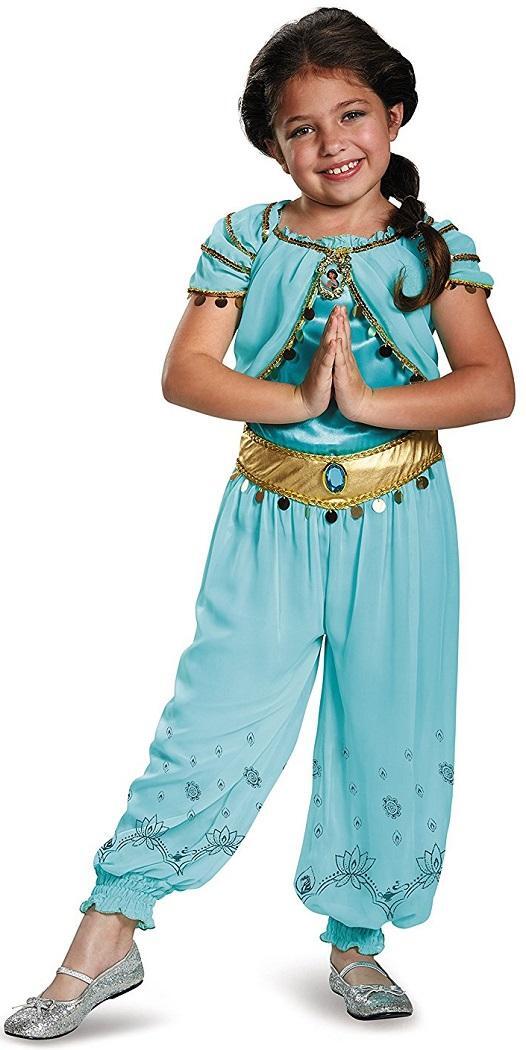 B&M Déguisement Robe De Aladdin Princesse Jasmine Pour Enfants Fill Cosplay Costume De Carnaval Dhalloween 7 8 Ans Amz B0bwsbj4