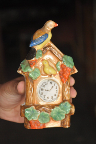 Oairse Vaso In Terracotta Fatto A Mano - 4 Manici, Finitura Opaca, Stile Vintage Rustico - Altezza 25 Cm - Per Casa, Ufficio, Caffetteria