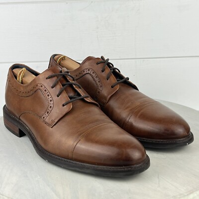 Cole Haan Buckland Oxford Brown Cap Toe Dress Shoes C28882  display picture 3