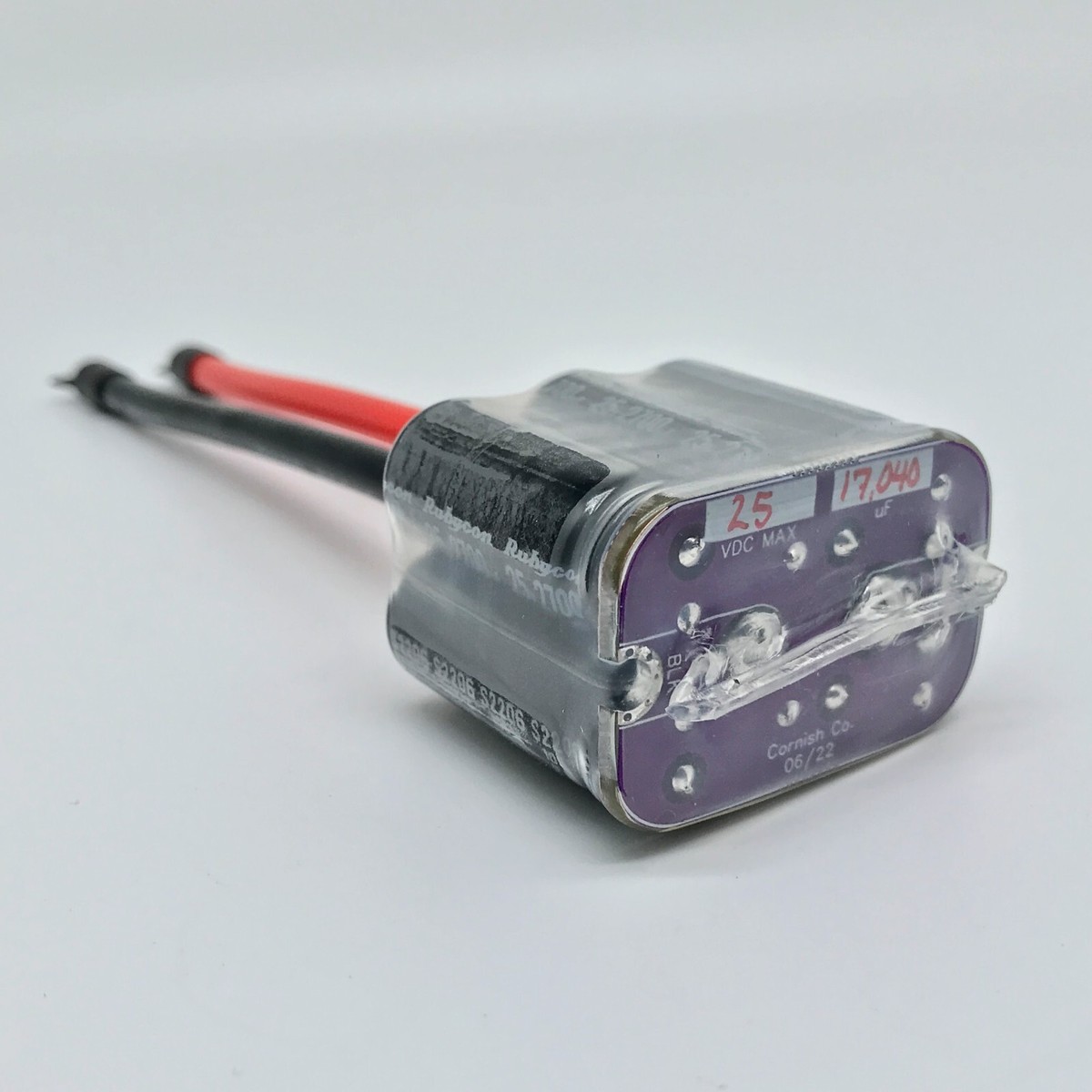 ATOMIC ESC Cap Pack 3-6S / 10,800uF Minimum / 25V / 6S Capable / Made in the USA ATOMIC ESC Cap Pack 3-6S / 10,800uF Minimum / 25V / 6S Capable / Made in the USA