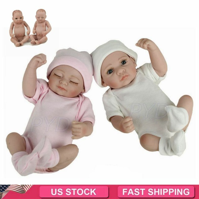 mini silicone baby twins