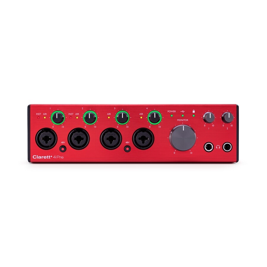FOCUSRITE CLARETT+ 4PRE SCHEDE AUDIO USB
