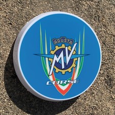 MV AGUSTA CORSE MOTORCYCLE LED LIGHT SIGN LOGO GARAGE VINTAGE AUTOMOBILIA F4