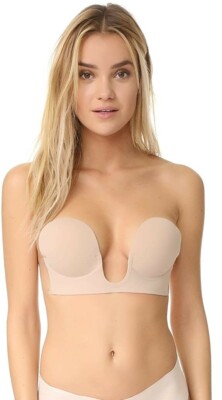 Fashion Forms 255937 Women's Backless Strapless U Plunge Bra Underwear Size B