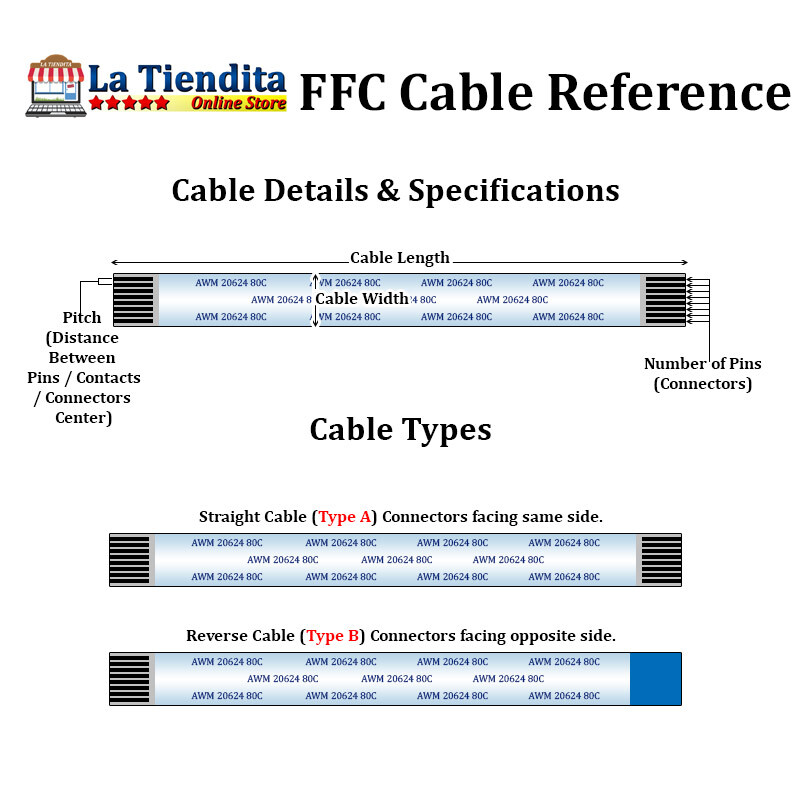 sourcing map B Type 1.0mm Pitch 9 Pin AWM 80C 60V VW-1 Flexible Flat Cable FFC 200mm 20Pcs