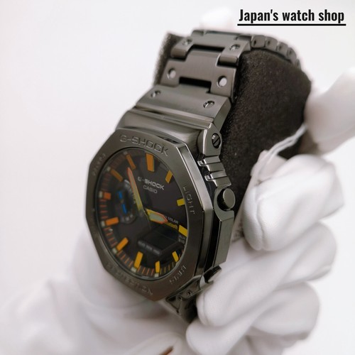CASIO G-SHOCK GM-B2100BPC-1AJF Black Metal Rainbow Black Men's Watch New in Box - Picture 8 of 24