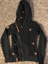 Naketano The Poet's Choice Asymmetrical Full Zip High Jedi Path Jacket Wmn Small