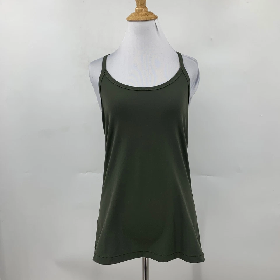 Camiseta sin mangas Lorna Jane para mujer M mediana aguacate espalda en T espalda deportiva yoga Foto 2 de 4