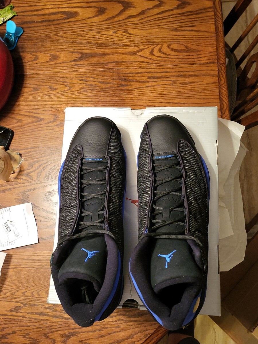 Nike Air Jordan 13 Hyper Royal Black White 414571-040 Size 18 | eBay