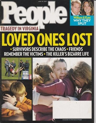Magazine People April 30 2007 William Kate Tragedy In Virginia Survivors Victims - Image 1 of 4