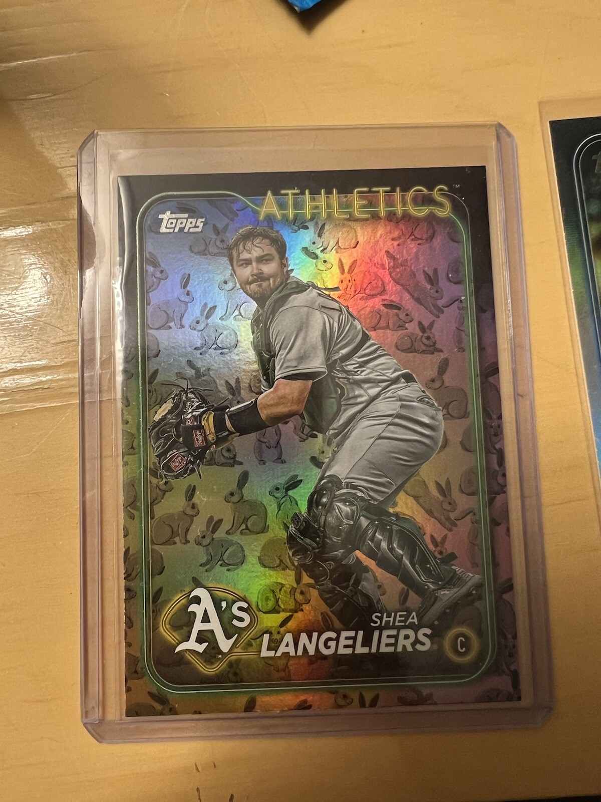 2024 Topps Easter Bunny Rabbit Foil SHEA LANGELIERS #278 OAKLAND ...