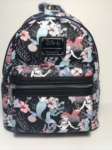black floral mini backpack
