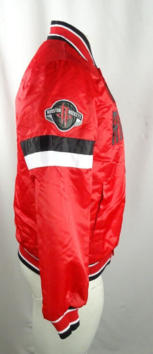 Giacca Bomber Houston Rockets NBA Starter Uomo Snap-Up Raso - Foto 7 di 10