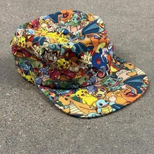 Pokemon AOP Lightweight Kids Hat One Size Snapback