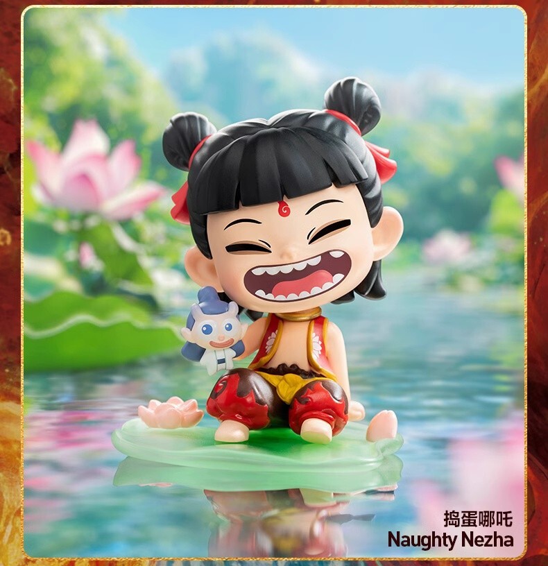 1 Pc Nezha The Devil Boy Conquers the Dragon King Natural Bond