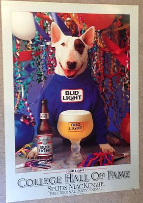 Spuds MacKenzie The Original Party Animal Budweiser Posters New