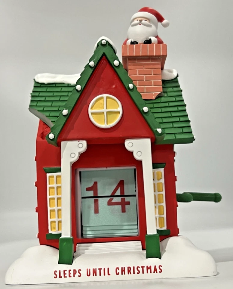 Hallmark Christmas Countdown Calendar House 6.25"T - Image 2 of 4