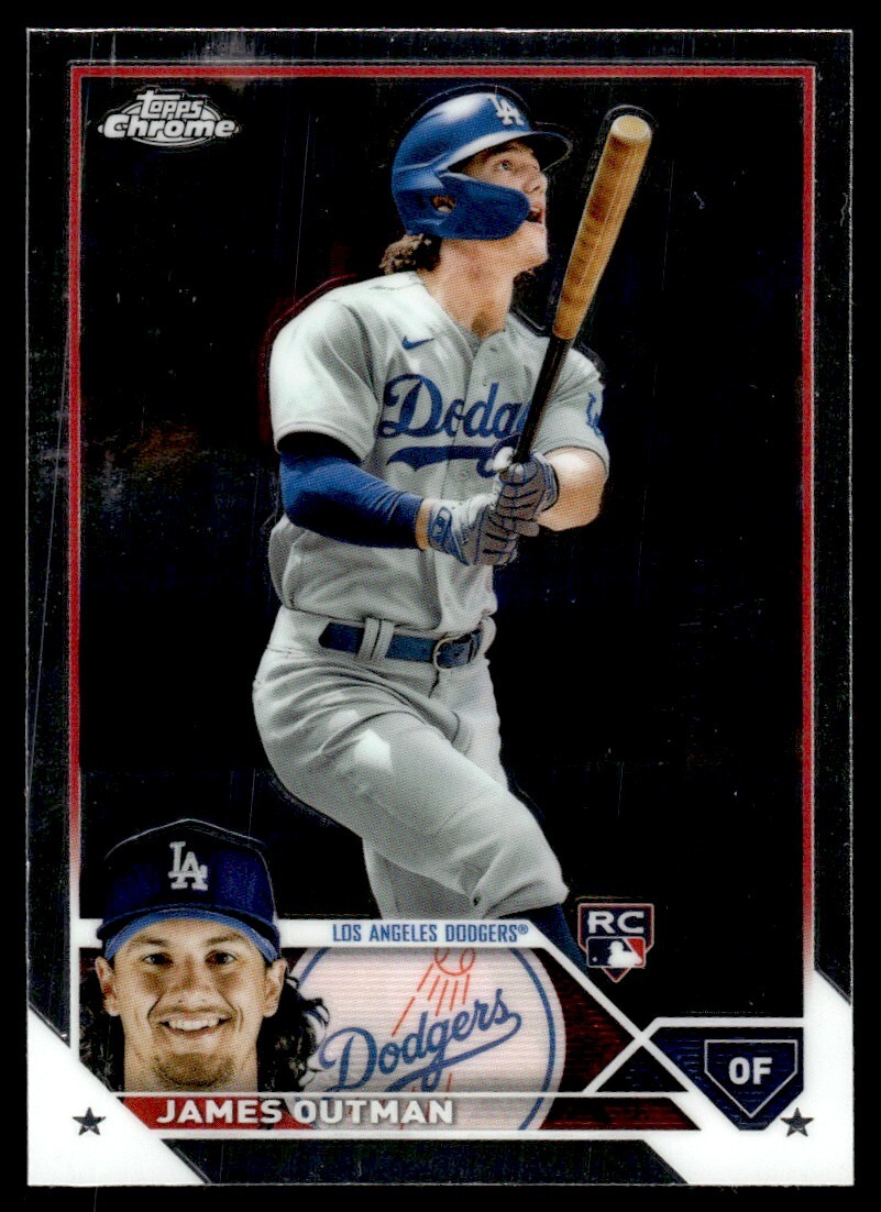 2023 Topps Chrome James Outman Rookie Los Angeles Dodgers #81