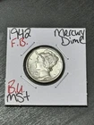 1942 P Mercury Silver Dime FB Full Bands BU Uncirculated MS++ Coin (Raw12969)