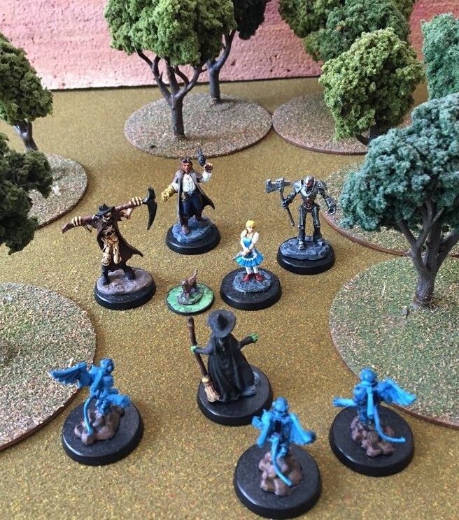 New hand painted tabletop RPG Reaper minis wild west lot 80062 28mm plastic