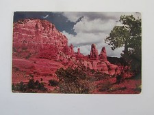 Red Rock Formation at Oak Creek Canyon AZ w/#C49 Airmail to Oswego NY