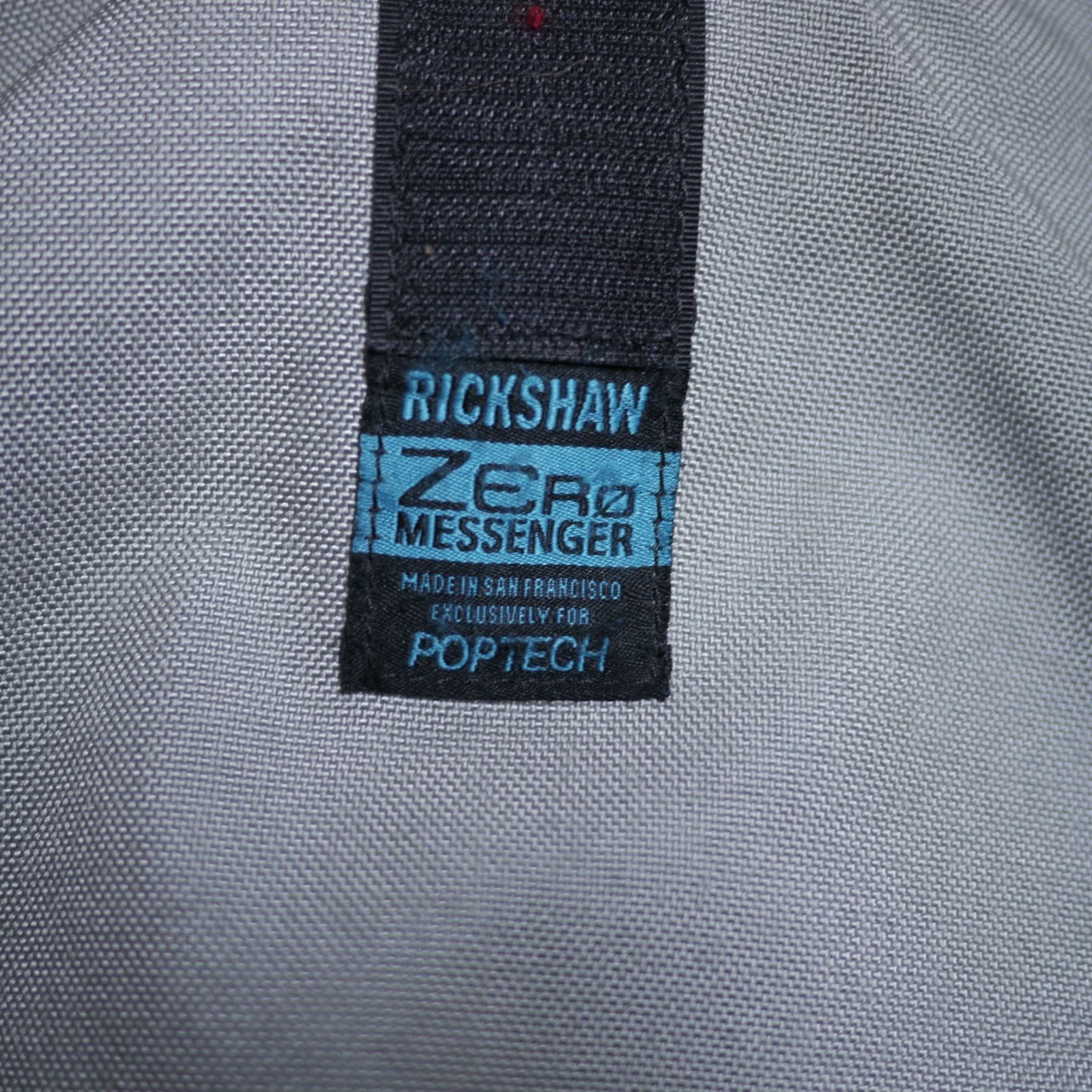 Genuine POPTECH Rickshaw Zero Messenger San Francisco Blue Nylon Shoulder Bag image 7