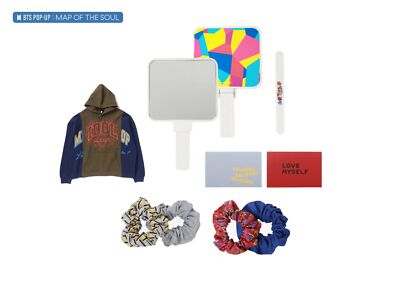 BTS IDOL Official Merch Hand Mirror/Nail Buffer/Scrunchies/IDOL