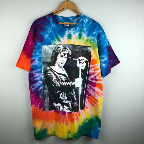 Doors Tie Dye Band Tee Shirt Size 