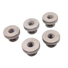 5pcs M4 x 0.7mm Stainless Steel Knurled Thumb Nut Right Hand Thread