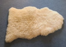 Sheepskin Rug DEEP Pile Soft Fur New Zealand Lambskin Used, But Good Condition