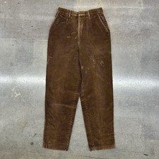 Vintage Eddie Bauer Women s Size 10 Brown Corduroy Pants USA Made Distressed