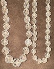 2-Vintage Art Deco Style Glass Crystal Cut Beaded Necklaces — photo 3