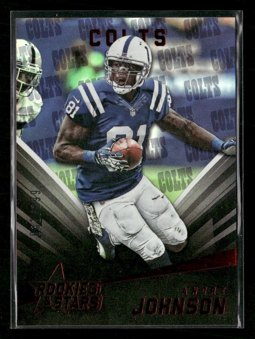 2015 Panini Rookies & Stars #31 Andre Johnson Longevity Team Name #/299