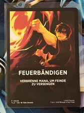 Feuerbändändigen - Firebending - TLA -NM-Deutsch-MTG-Jumpstart Pack Summary Card