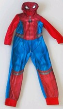Marvel Spiderman Far From Home One Piece Hoodie Pajamas 10/12 Boys